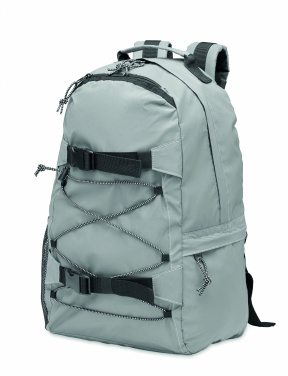 Logo trade promotional merchandise photo of: High reflective backpack 190T