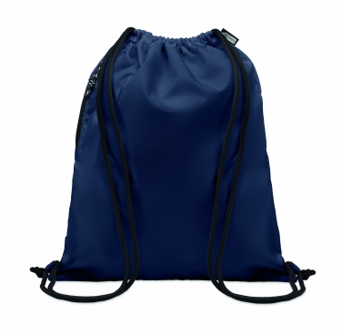 Logo trade corporate gifts picture of: Large drawstring bag 300D RPET