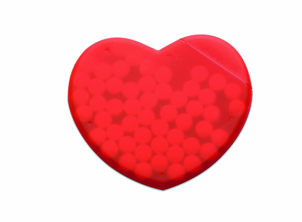 Logotrade promotional giveaway picture of: Heart shape peppermint box