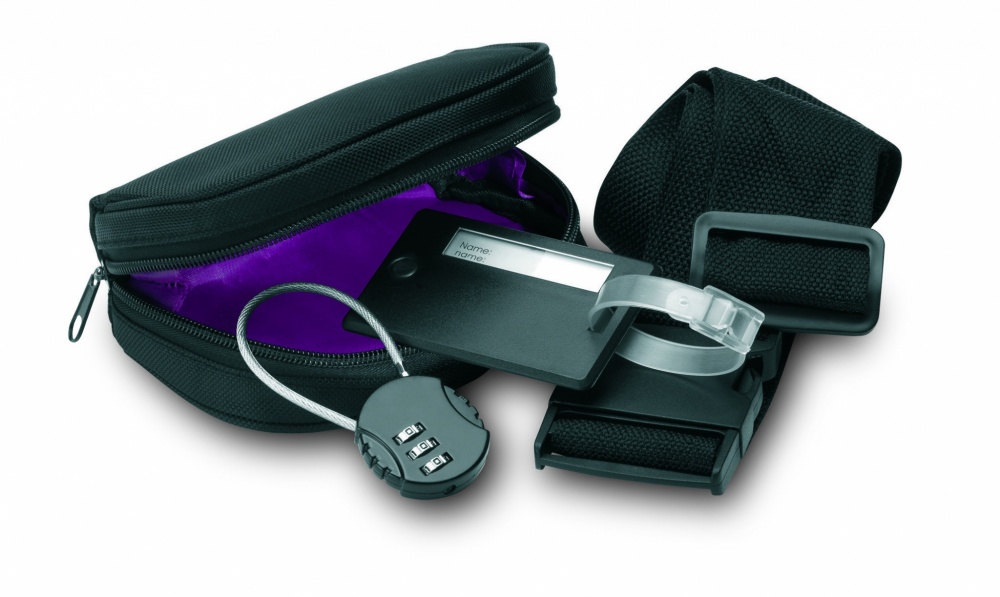 Logo trade promotional merchandise photo of: 3 piece travel set