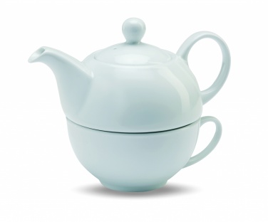 Logo trade promotional merchandise image of: Teapot and cup set 400 ml