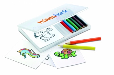 Logotrade promotional items photo of: Wooden pencil colouring set