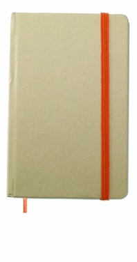 Logotrade promotional merchandise picture of: A6 recycled notebook 96 plain