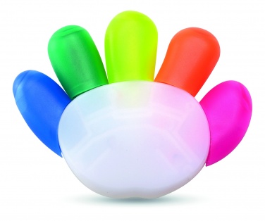 Logo trade promotional merchandise photo of: 5 colour highlighter