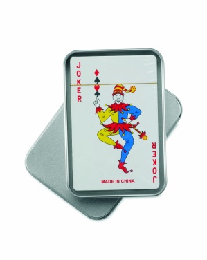 Logotrade promotional items photo of: Playing cards in tin box