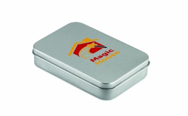 Logo trade promotional items picture of: Playing cards in tin box