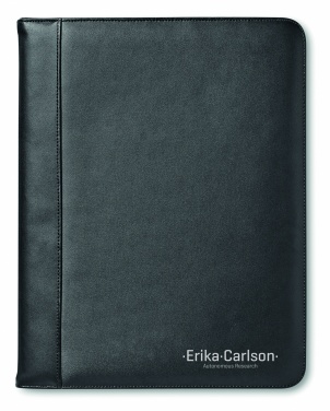 Logo trade promotional item photo of: A4 leather conference folder