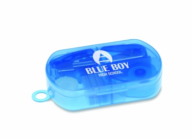 Logo trade promotional products image of: Stationery set in plastic box