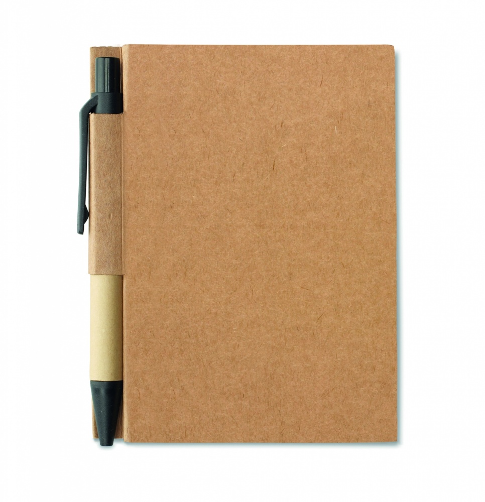 Logotrade promotional products photo of: Recycled notebook with pen