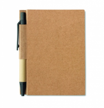 Logotrade advertising product image of: Recycled notebook with pen