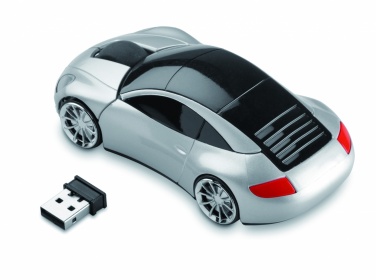 Logo trade promotional items picture of: Wireless mouse in car shape