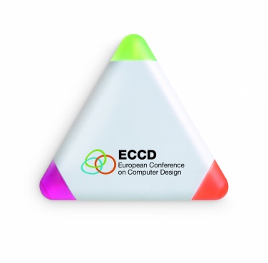 Logo trade promotional gift photo of: Triangular highlighter