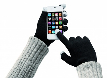 Logo trade advertising products image of: Tactile gloves for smartphones