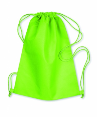 Logo trade promotional item photo of: 80gr/m² nonwoven drawstring