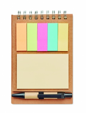 Logotrade promotional products photo of: Notepad with pen and memo pad