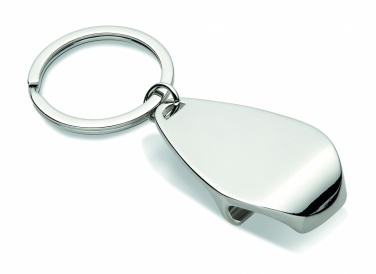 Logotrade promotional item image of: Bottle opener key ring Tornio