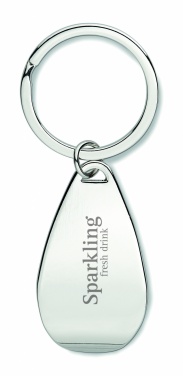 Logotrade corporate gift picture of: Bottle opener key ring Tornio