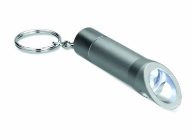 Logotrade promotional product image of: Metal torch key ring