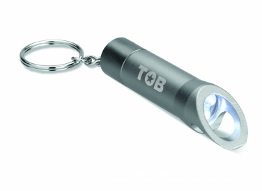 Logotrade business gifts photo of: Metal torch key ring