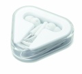 Earphones in PS case, White