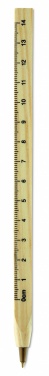 Logotrade promotional item image of: Wooden ruler pen