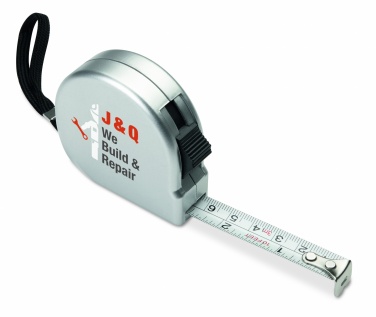 Logo trade promotional giveaways image of: Measuring tape 2m