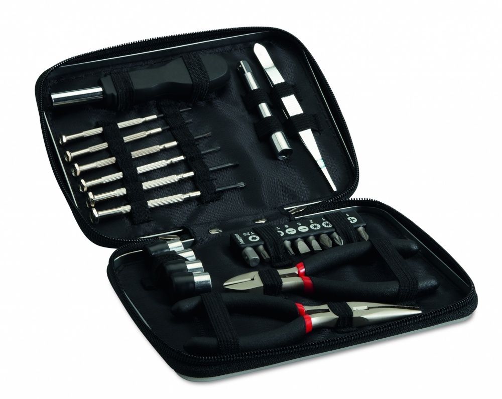 Logotrade corporate gifts photo of: 26 pcs tool in aluminium case