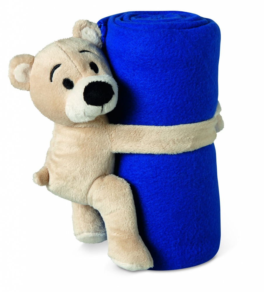 Logotrade promotional items photo of: Fleece blanket with bear