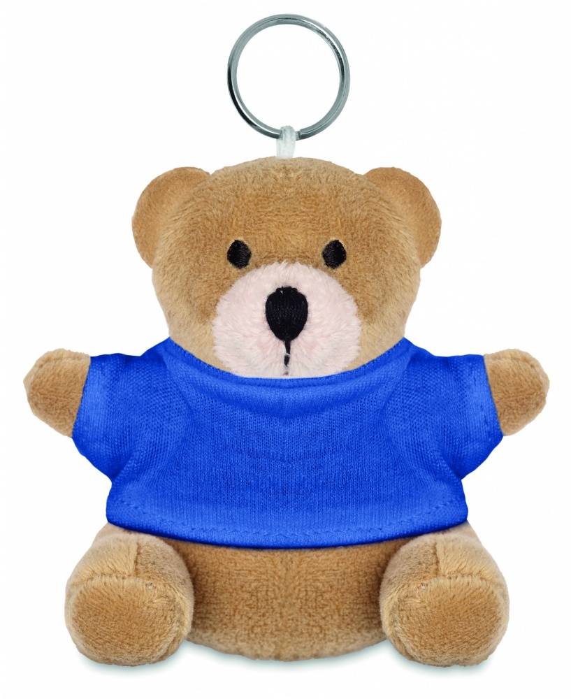 Logo trade promotional item photo of: Teddy bear key ring FINLAND