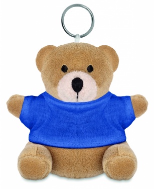 Logotrade promotional merchandise image of: Teddy bear key ring FINLAND