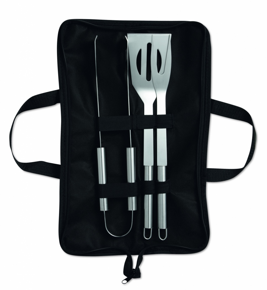 Logotrade promotional item picture of: 3 Barbecue tools in pouch