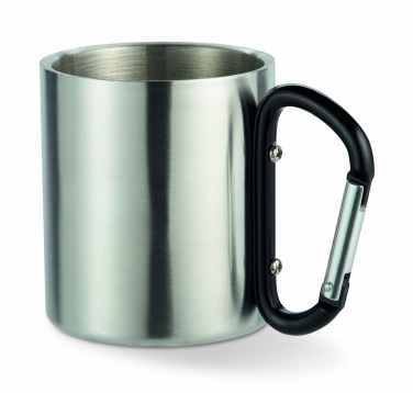 Logotrade promotional giveaway picture of: Metal mug & carabiner handle