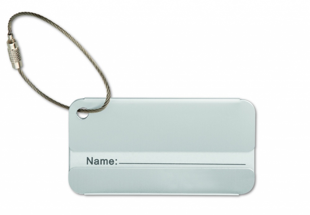 Logotrade corporate gifts photo of: Aluminium luggage tag