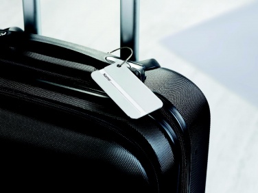 Logo trade promotional products picture of: Aluminium luggage tag