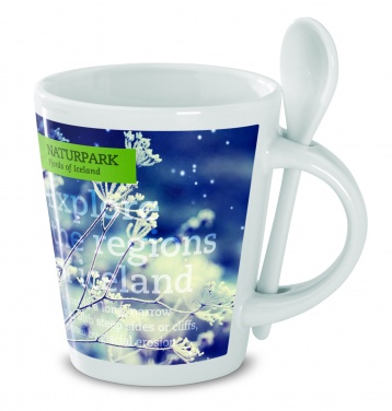 Logotrade promotional merchandise image of: Sublimation mug with spoon