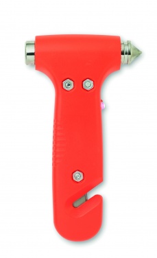 Logo trade business gifts image of: 3 in 1 Emergency hammer