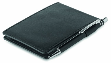 Logotrade business gift image of: A7 notepad in PU pouch w/pen