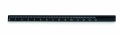 Carpenters pencil with ruler, Black