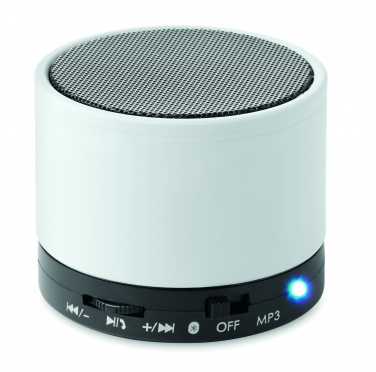 Logotrade corporate gift picture of: Round wireless speaker