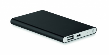 Logotrade promotional gift picture of: Flat power bank 4000 mAh