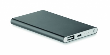 Logotrade promotional merchandise photo of: Flat power bank 4000 mAh