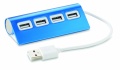 4 port USB hub, Blue