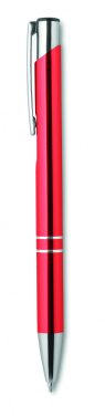 Logotrade advertising products photo of: Push button aluminium pen