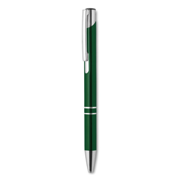 Logo trade promotional giveaway photo of: Push button aluminium pen