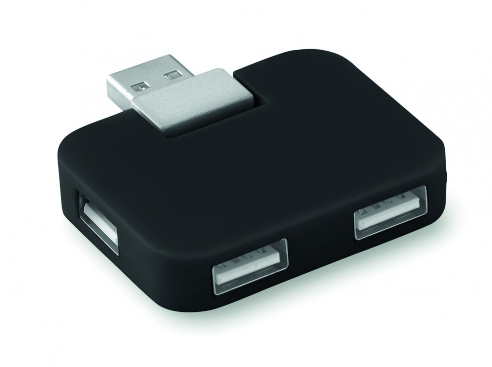 Logo trade promotional giveaways picture of: 4 port USB hub