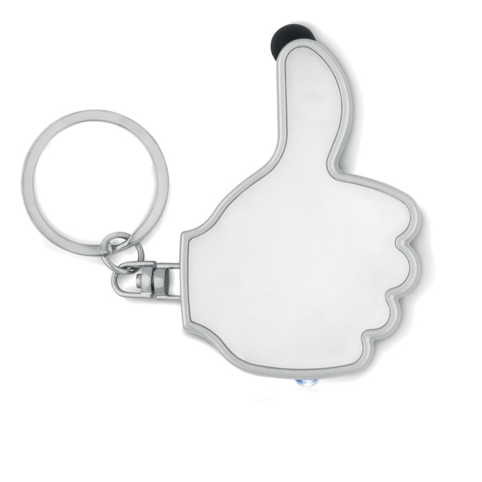 Logotrade promotional gift image of: Thumbs up led light w/key ring Valmiera