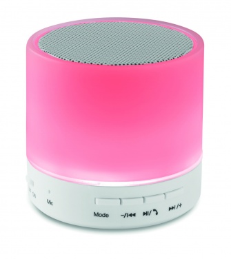 Logotrade business gift image of: Round wireless speaker LED