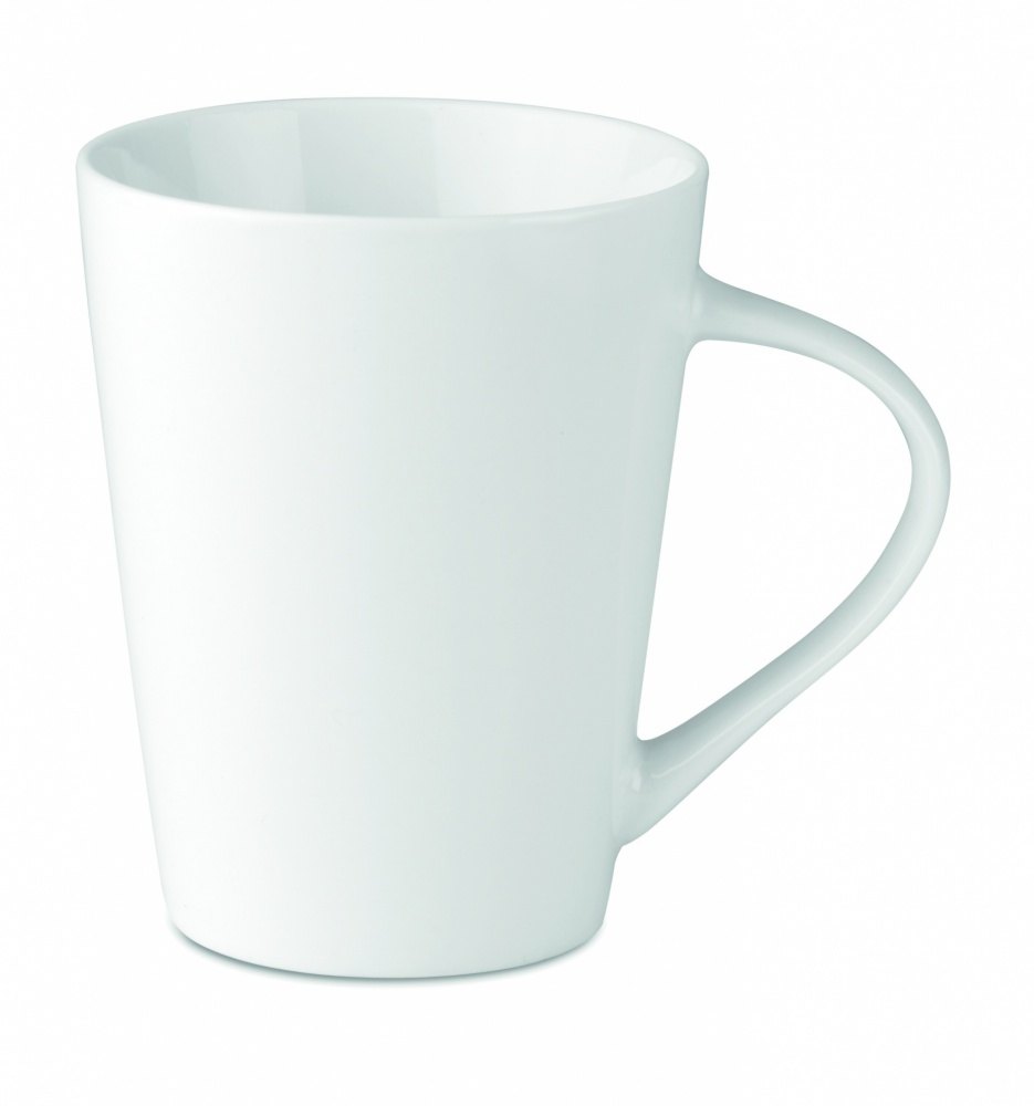 Logo trade promotional item photo of: Porcelain conic mug 250 ml