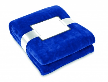 Logo trade business gift photo of: Blanket flannel