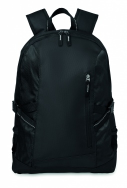 Logo trade advertising products image of: Polyester laptop backpack